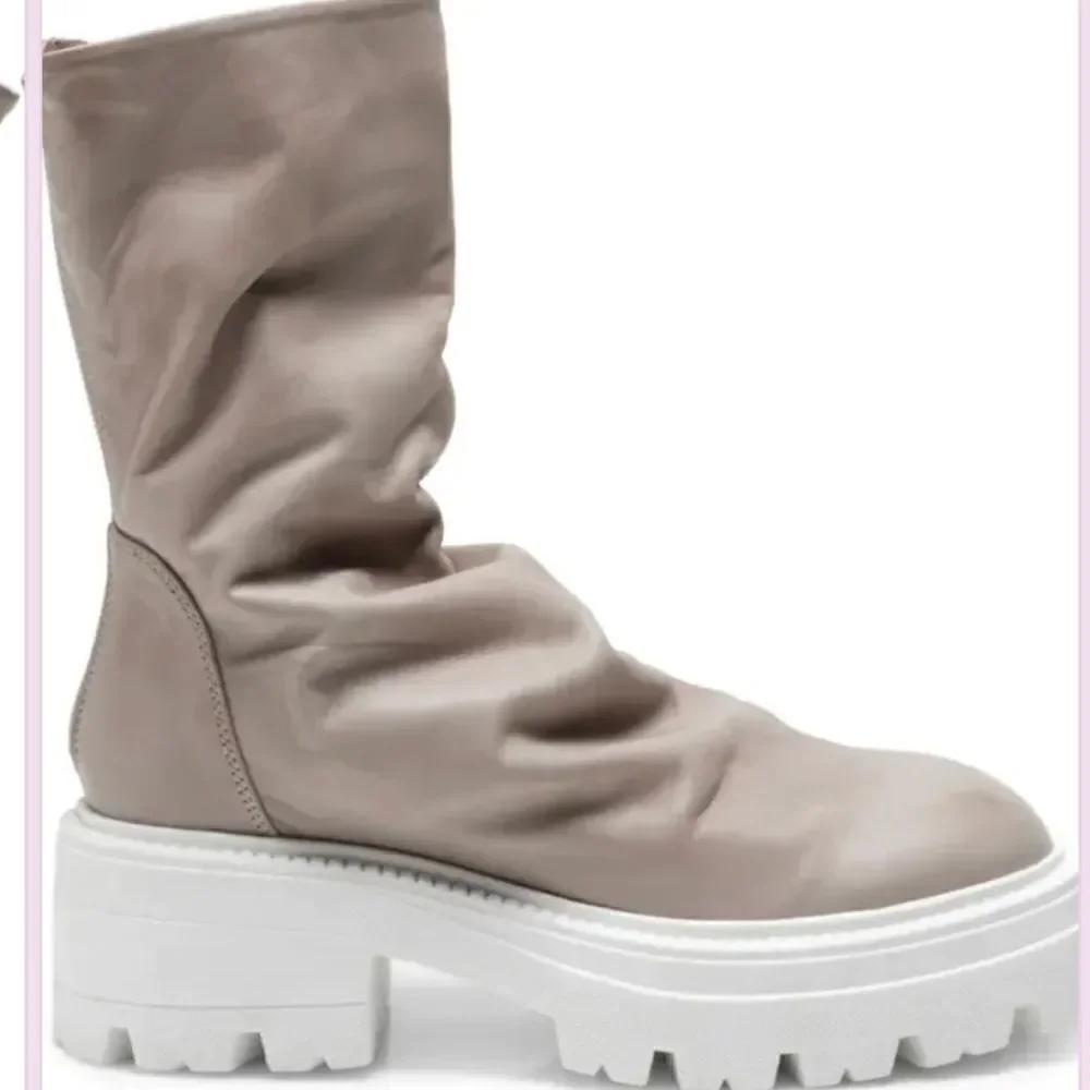 Free People Emma Ruched Boots US 8